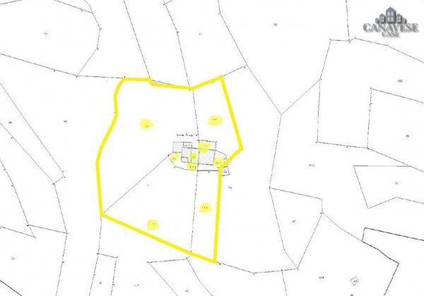 Rustico strada Provinciale di Issiglio, Issiglio - planimetria 1