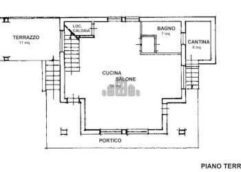 Planimetria - Casa indipendente Frazione Riapetto, Canischio - foto 34