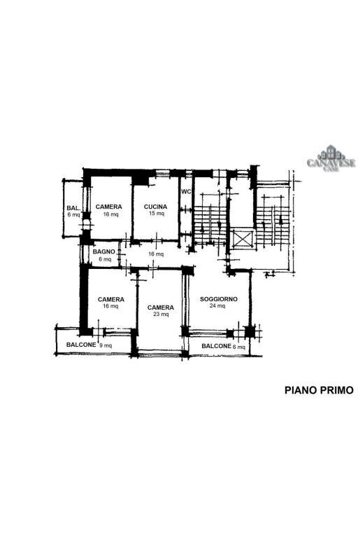 Appartamento via Galileo Galilei, 5, Cuorgnè - planimetria 1
