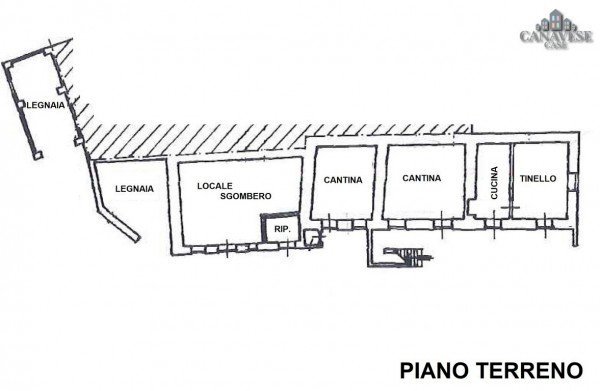 Casa indipendente via Adolfo Ghella, 38, Colleretto Castelnuovo - planimetria 1