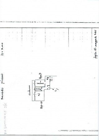 One-room apartment via Sottotorre, San Salvatore Monferrato - floor plans 1