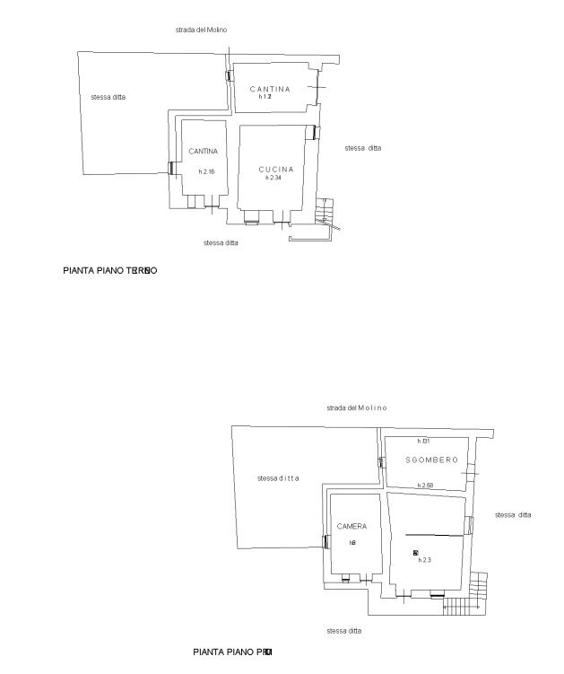 Casa indipendente Via Madonna delle Grazie , 10, Envie - planimetria 1