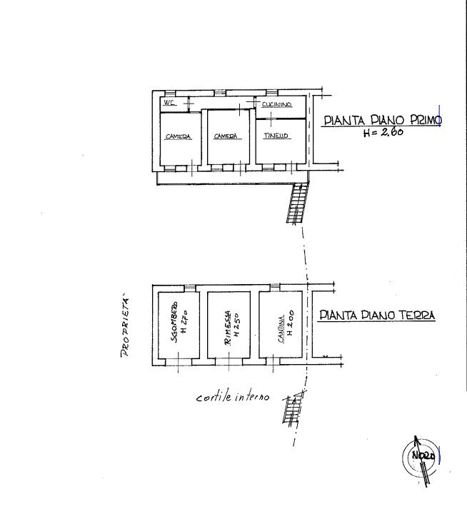 Casa semi indipendente Via Lungaserra, 87, Barge - planimetria 1