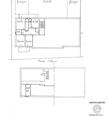 Apartment Piazza Luigi Einaudi, 5, Barge - floor plans 1