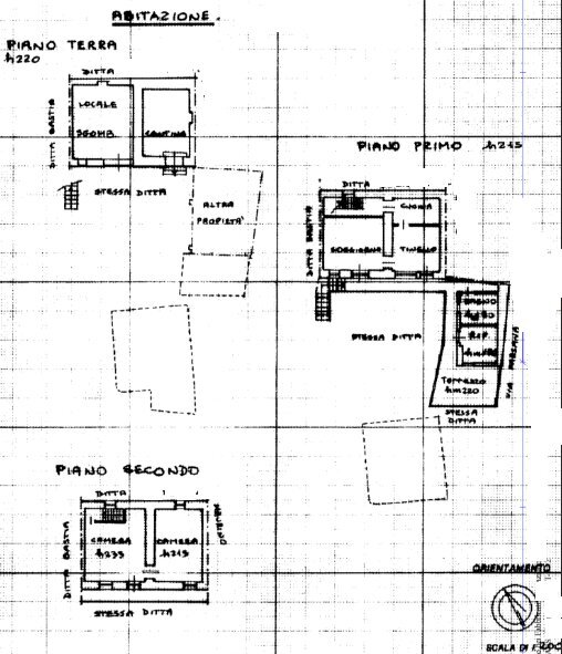 Casa semi indipendente Via Paesana, 48, Barge - planimetria 1
