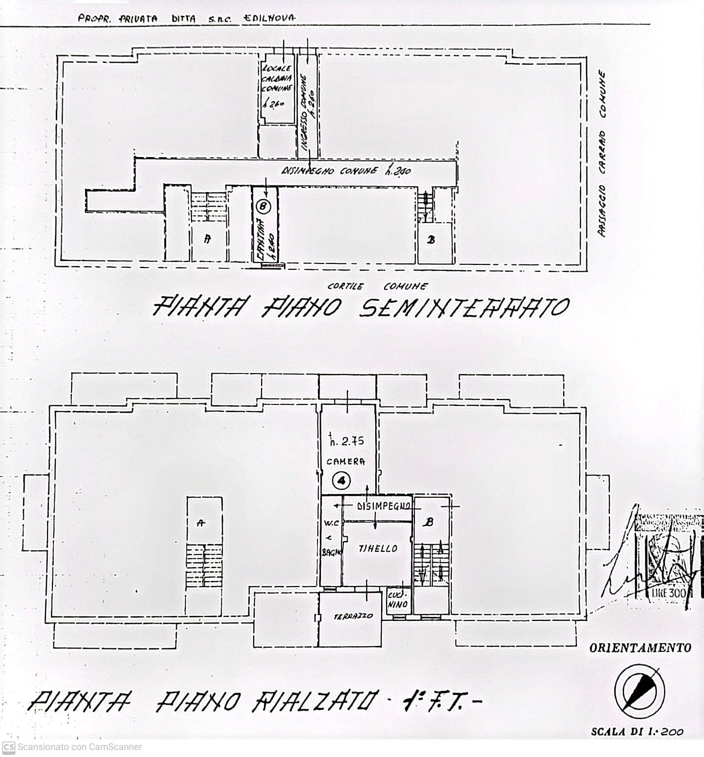 Two-room apartment Via Giovanni Giolitti, 19, Barge - floor plans 1