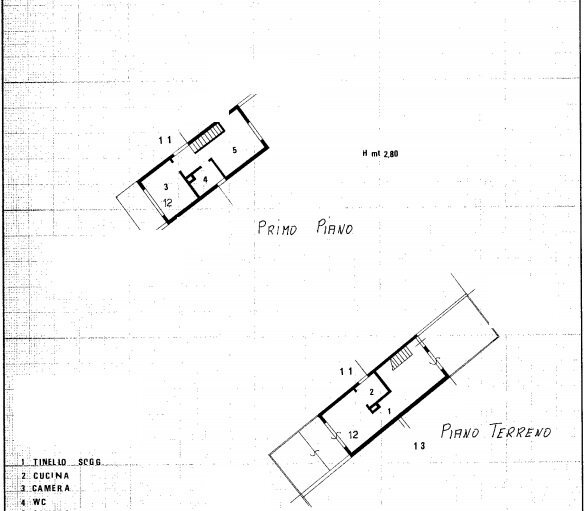 Trilocale Località Paschè, 012, Paesana - planimetria 1