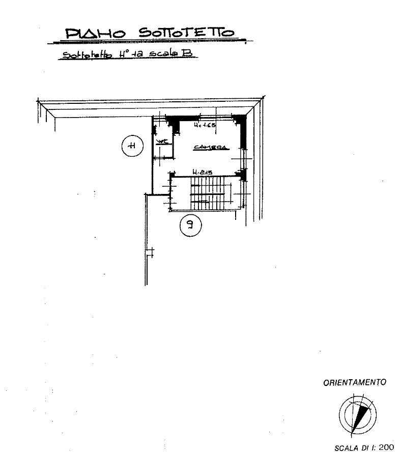 One-room apartment Via Mistral, Monterosso Grana - floor plans 1