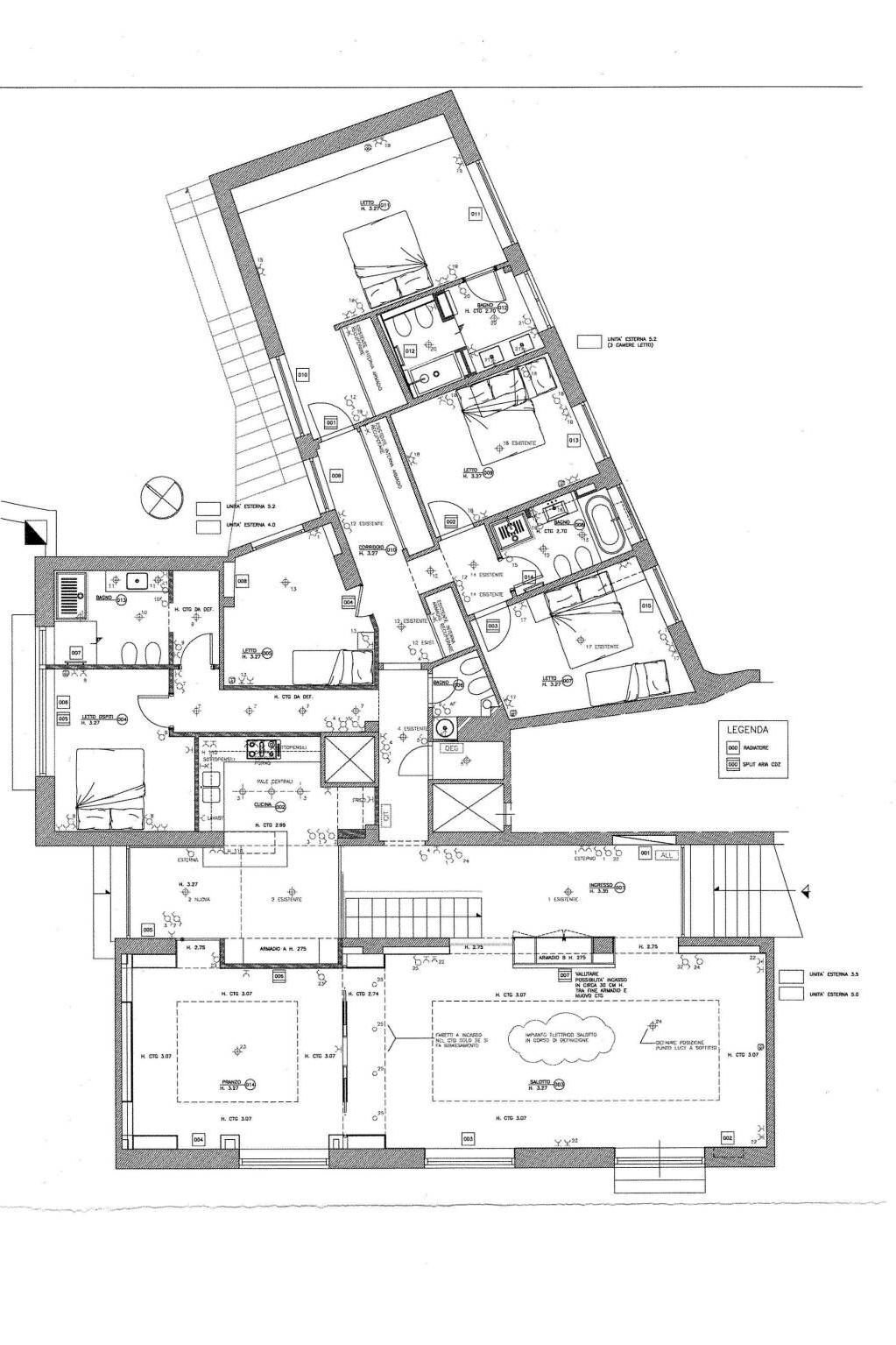 Apartment viale di Villa Grazioli, 10, Roma - floor plans 1