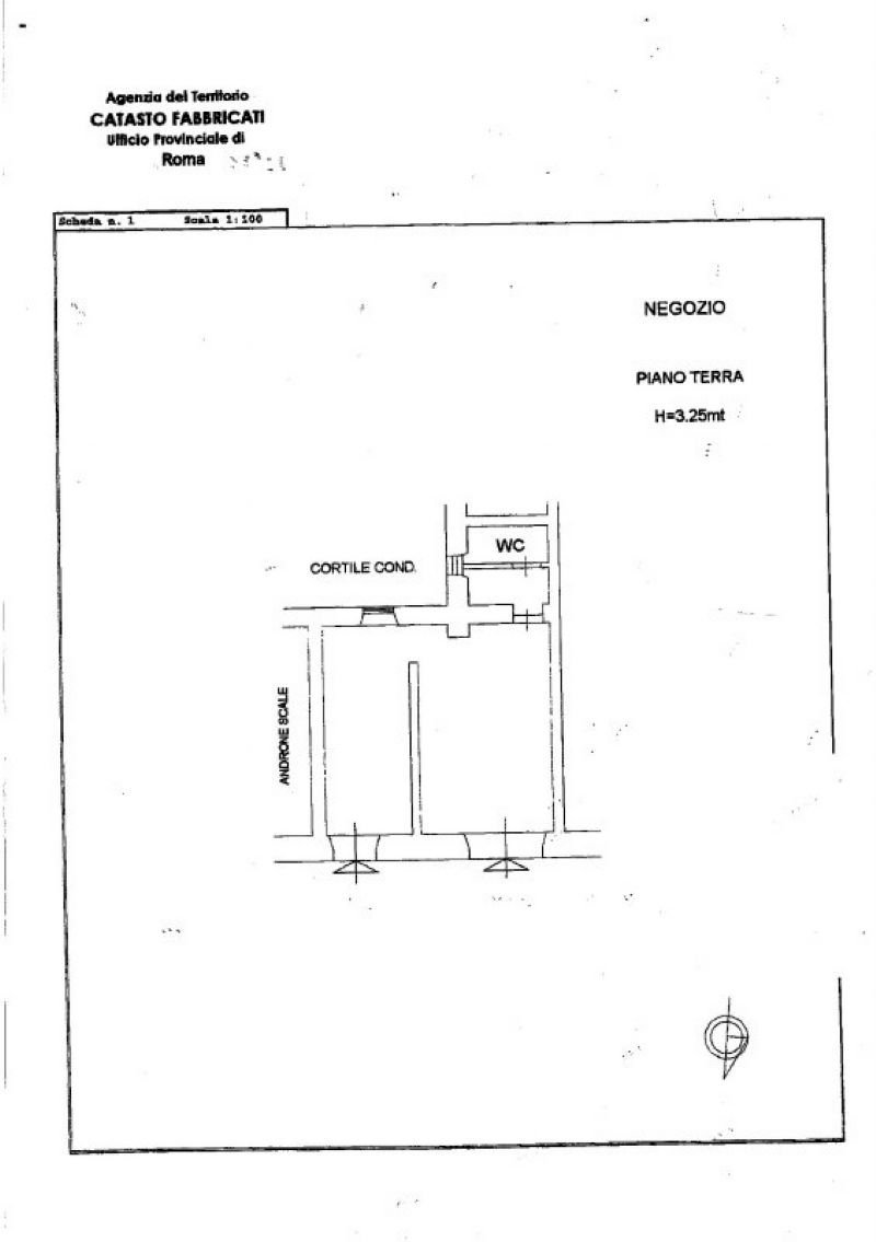 via delle cave 5-11 - Shop via delle cave, Roma - floor plans 1