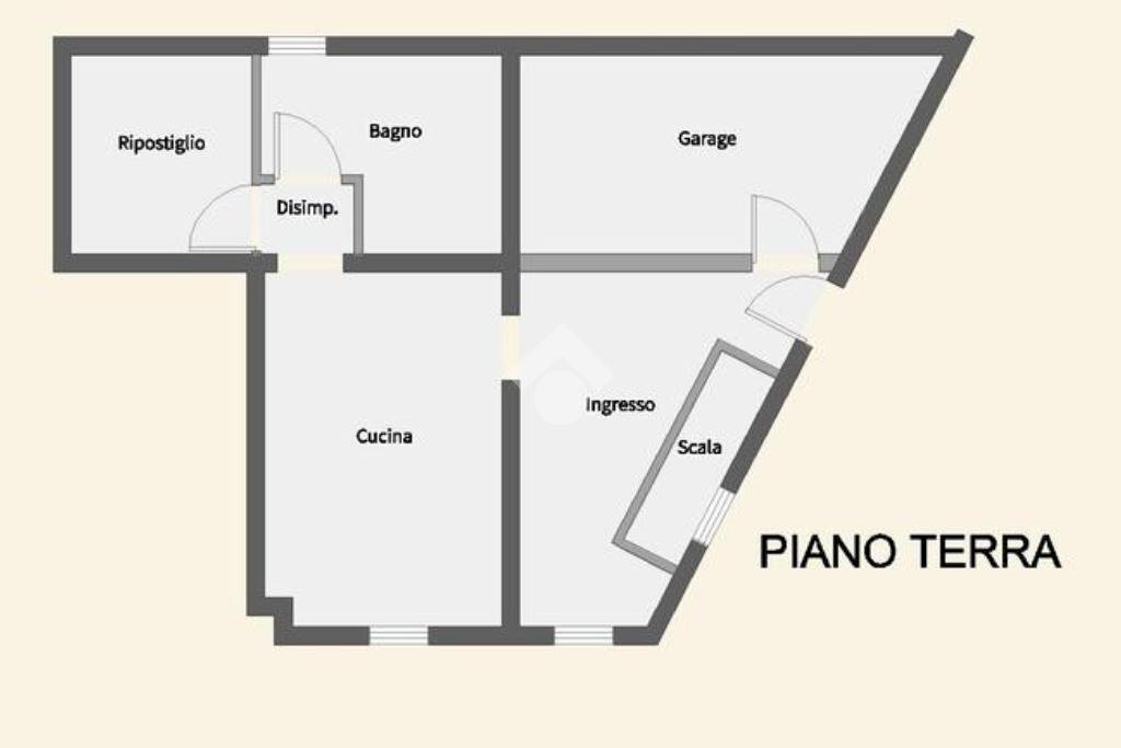 Semi-detached house via Canelli, Costigliole d'Asti - floor plans 1