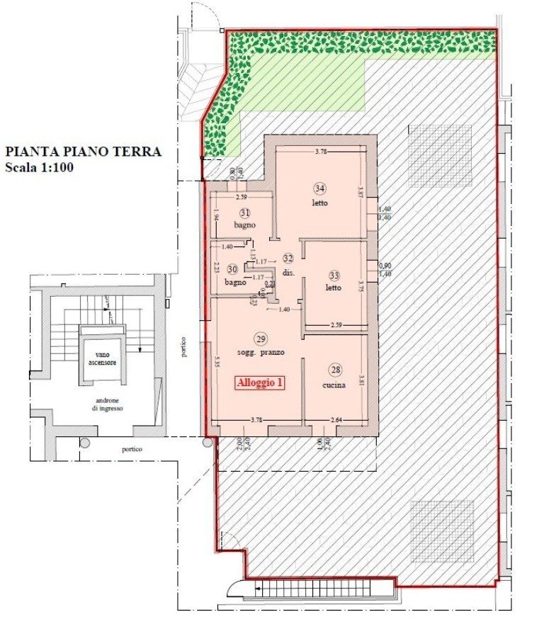 Apartment Budrio - floor plans 1