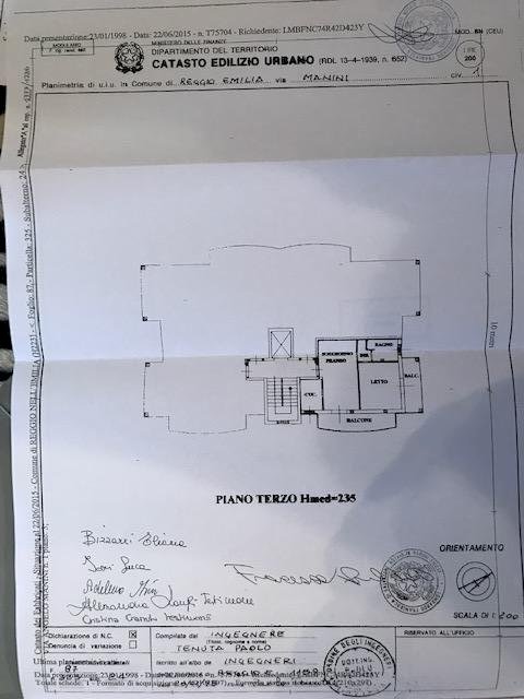 Apartment Reggio nell'Emilia - floor plans 1