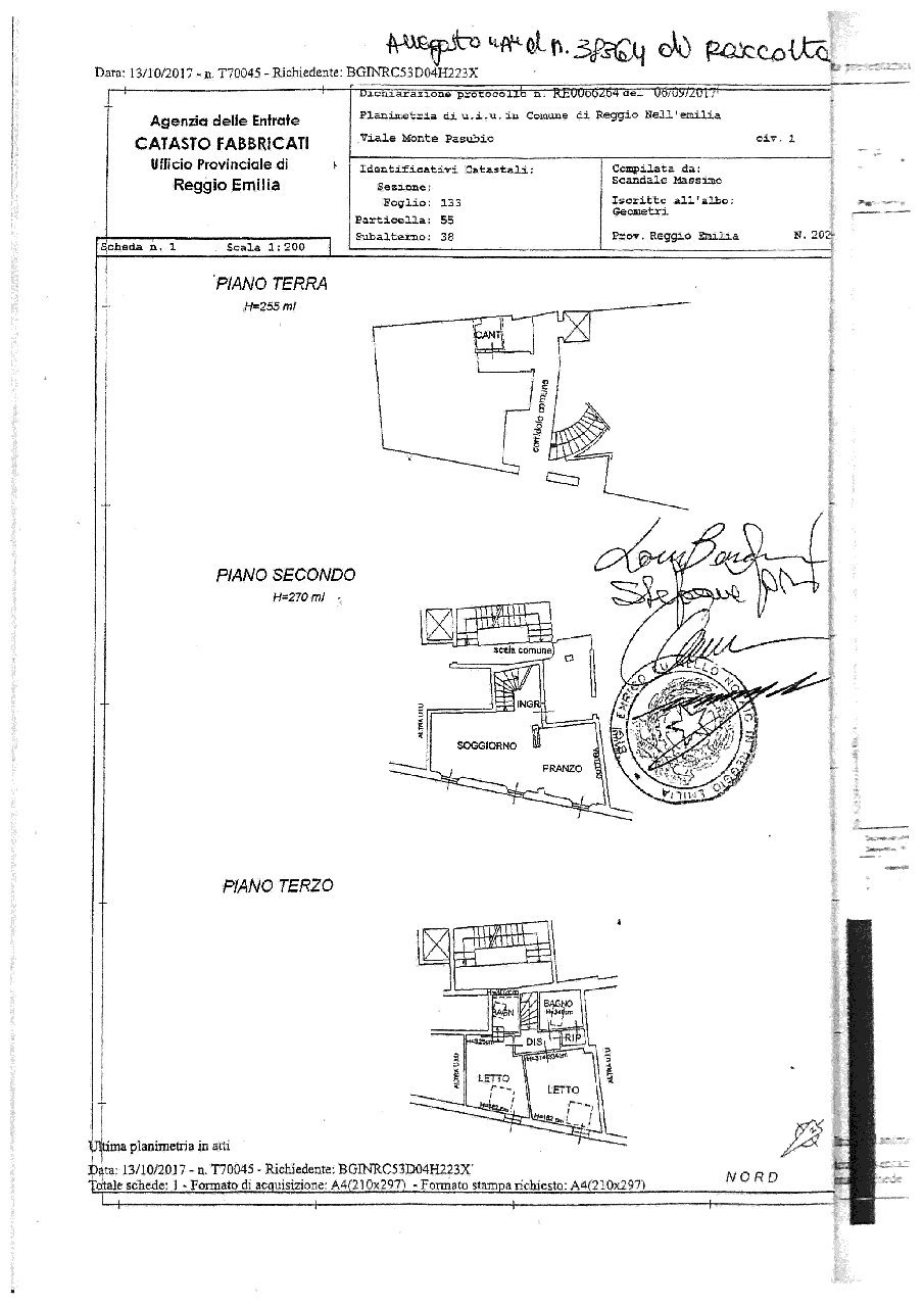 Apartment Reggio nell'Emilia - floor plans 1