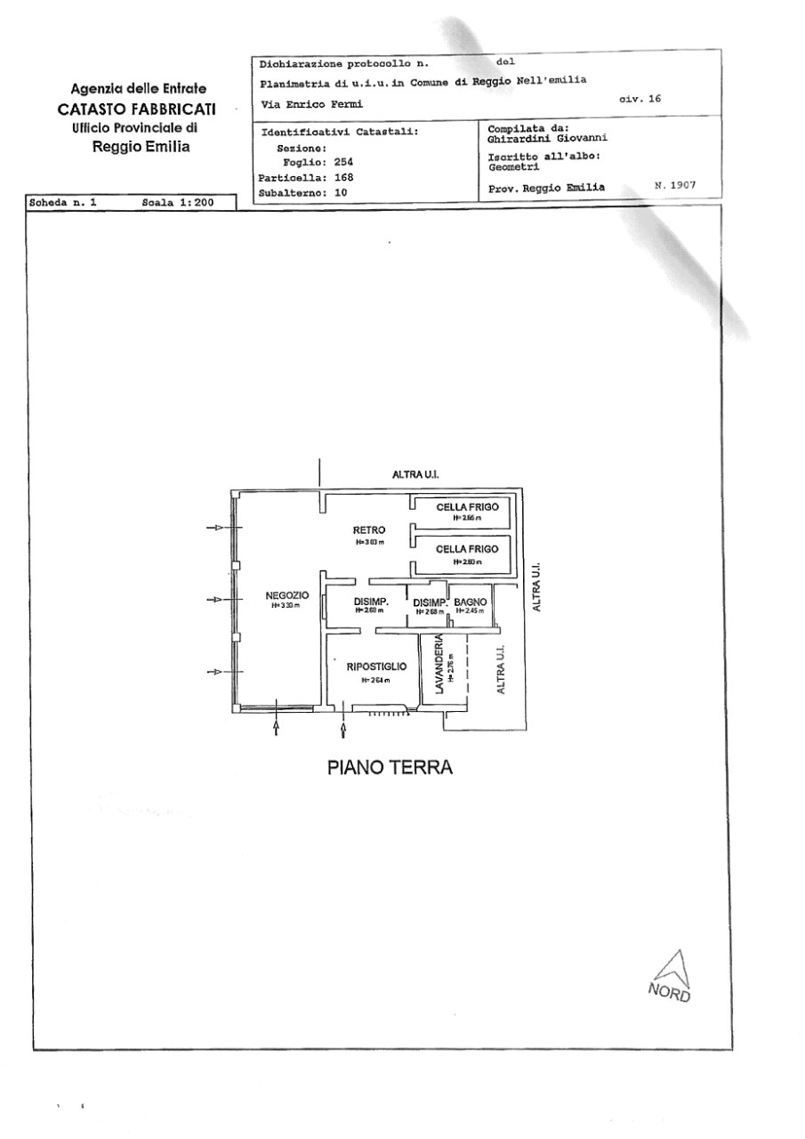 Casa indipendente Reggio nell'Emilia - planimetria 1