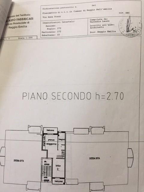 Appartamento Reggio nell'Emilia - planimetria 1