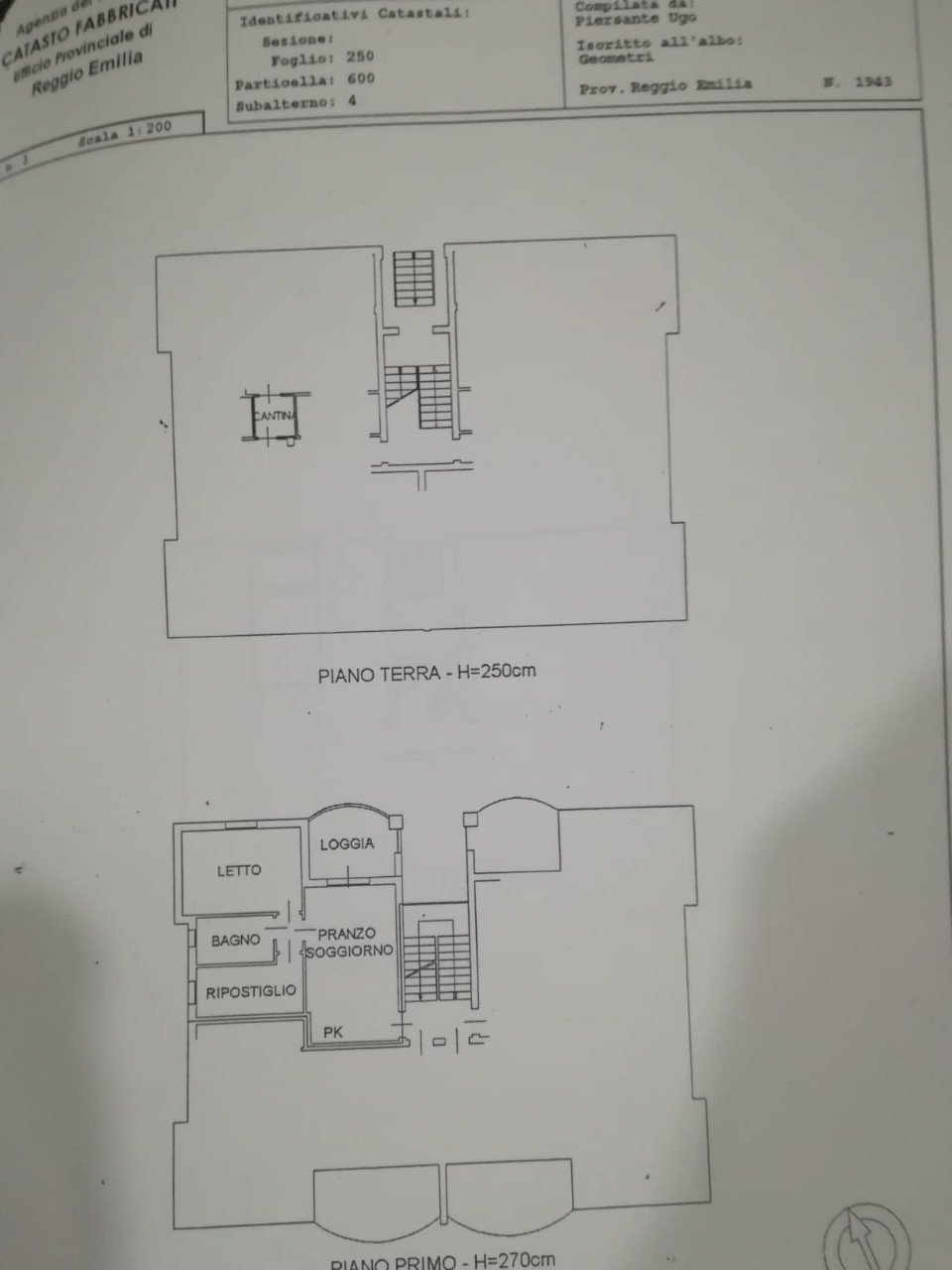 Appartamento Reggio nell'Emilia - planimetria 1