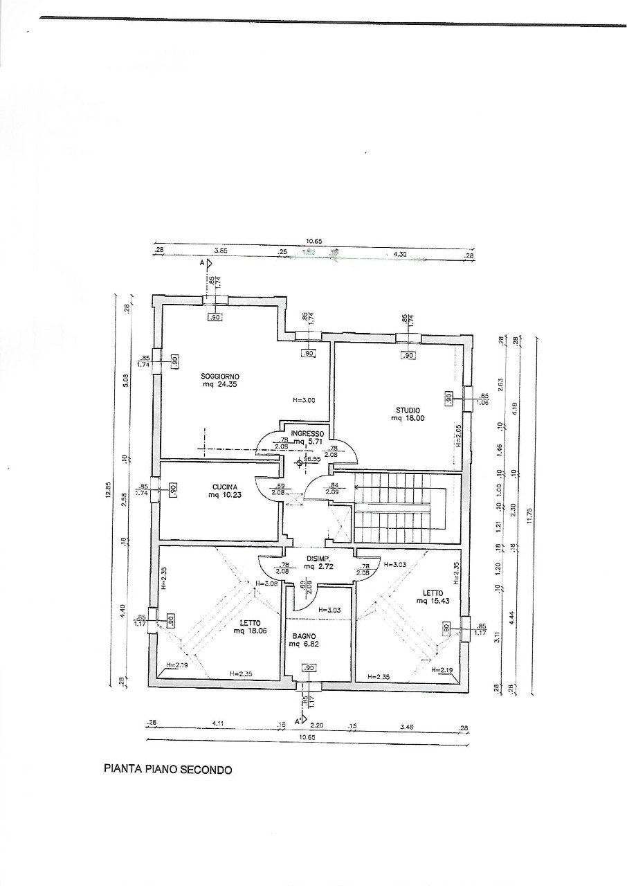 Casa indipendente Reggio nell'Emilia - planimetria 1