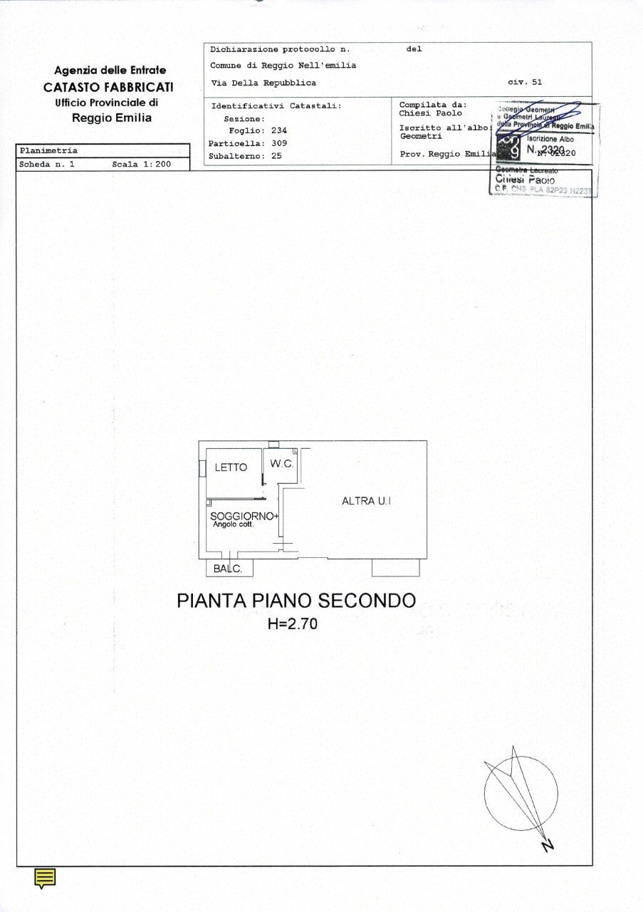 Apartment Reggio nell'Emilia - floor plans 1