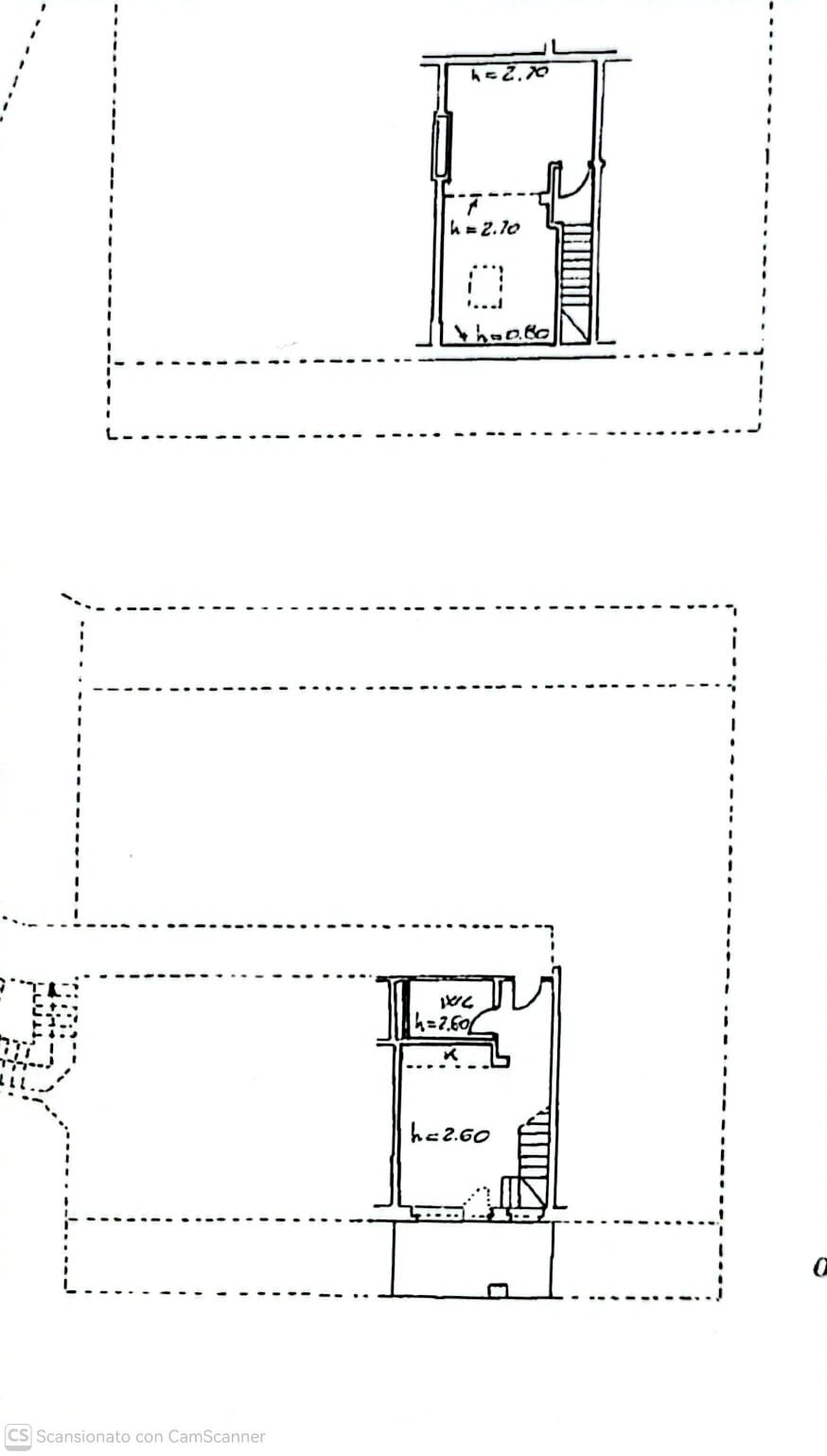 Two-room apartment Via Acqua Saporita, 11, Bagnolo Piemonte - floor plans 1