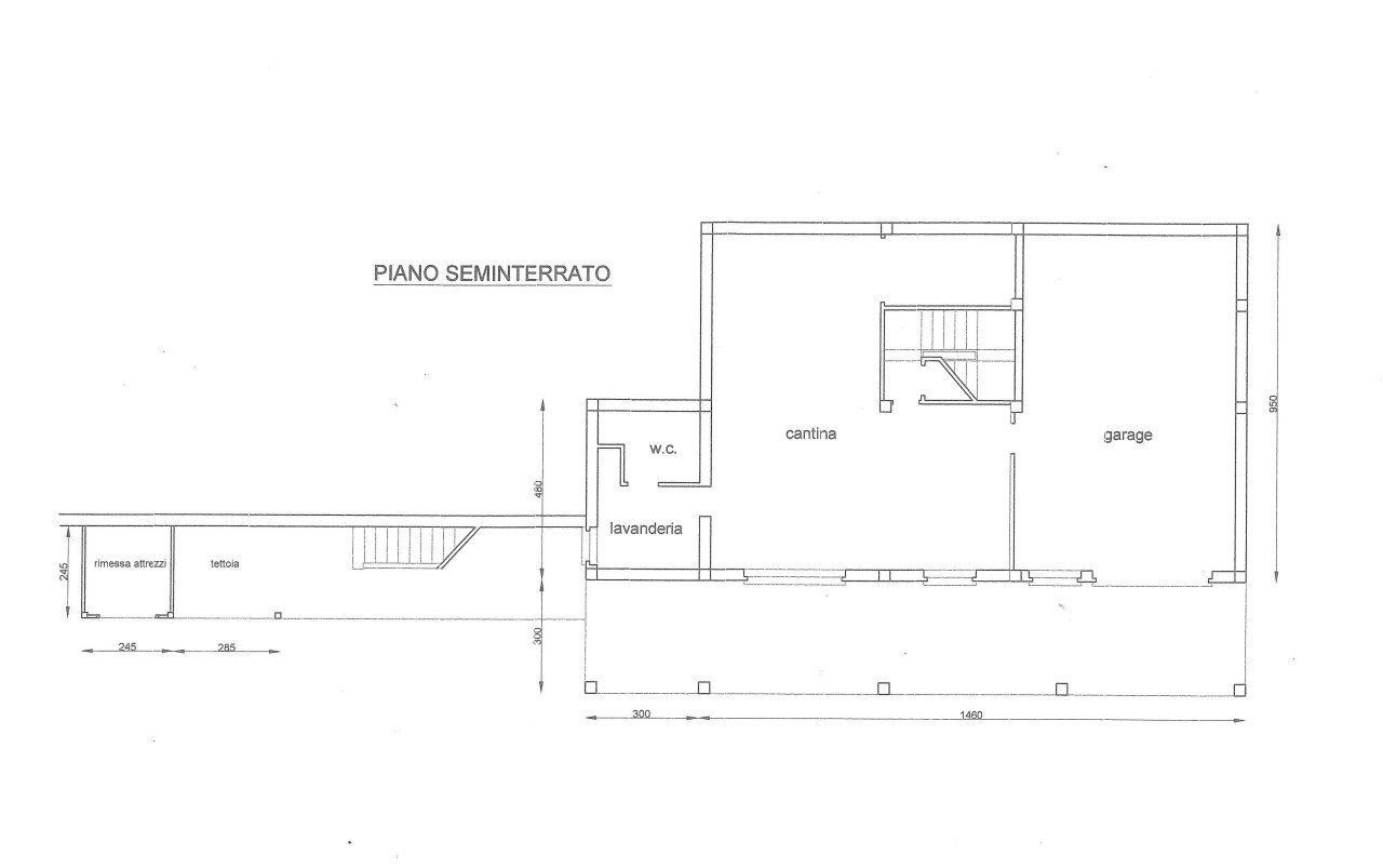Piano Seminterrato - Villa Strada Provinciale 142 32, Passignano sul Trasimeno - planimetria 1
