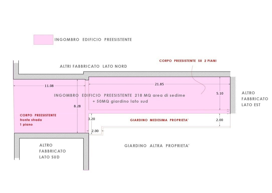 01 GROTTAMMARE area di sedime in zona centrale e p - Terreno edificabile Grottammare - planimetria 1