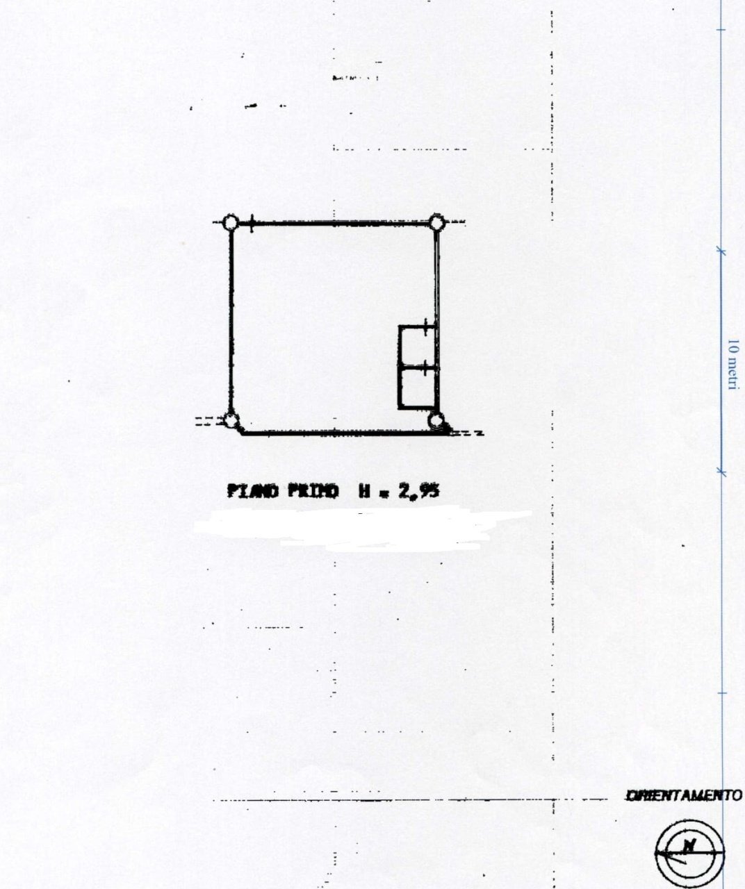 pianto locale commerciale  Porto D\'Ascoli.jpg - Commercial Premises San Benedetto del Tronto - floor plans 1