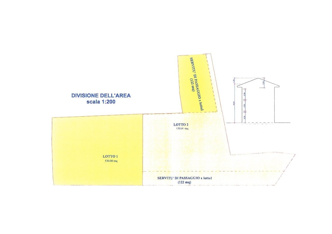 divisione area.JPG - Terreno edificabile Offida - planimetria 1