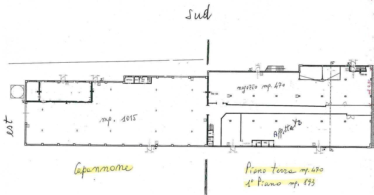 pianta generale piano terra.jpg - Locale Commerciale statale 16, San Benedetto del Tronto - planimetria 1