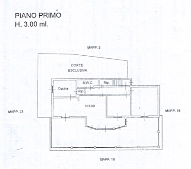 piantina.png - Four-room apartment Via Papa Leone XIII, Alassio - floor plans 1