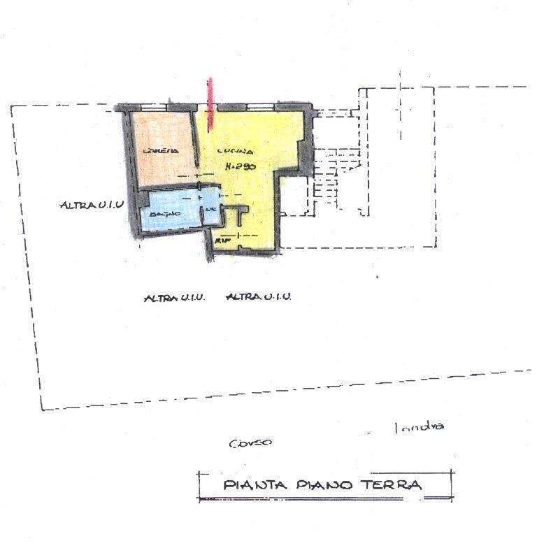piantina - Two-room apartment CORSO EUROPA, Alassio - floor plans 1