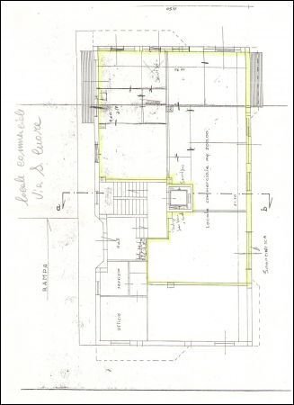 PIANTA LOCALE - Locale Commerciale VIA SACRO CUORE, Modica - planimetria 1