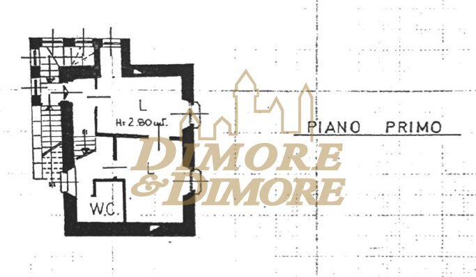 piano primo D108.jpg - Terraced Villa Corso Belvedere 149-155, Ghiffa - floor plans 1