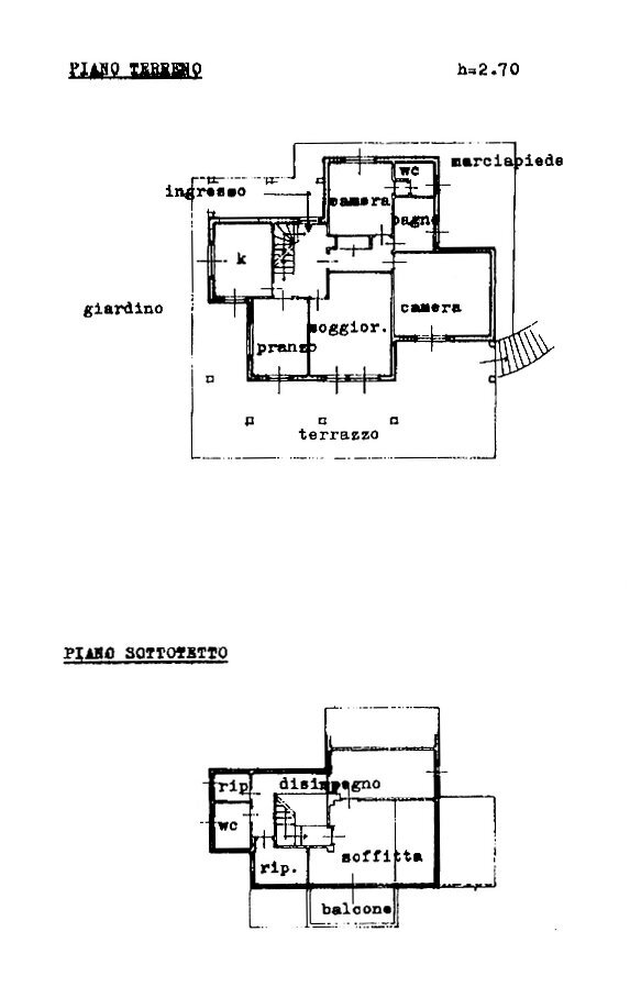 NV150 planimetria piano terra e sottotetto.jpg - Villa Sanremo - planimetria 1