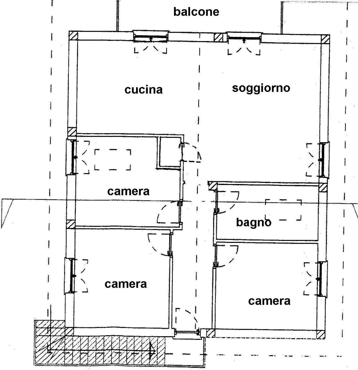 Quadrilocale in vendita a Testico - Four-room apartment via pezzuoli, Testico - floor plans 1