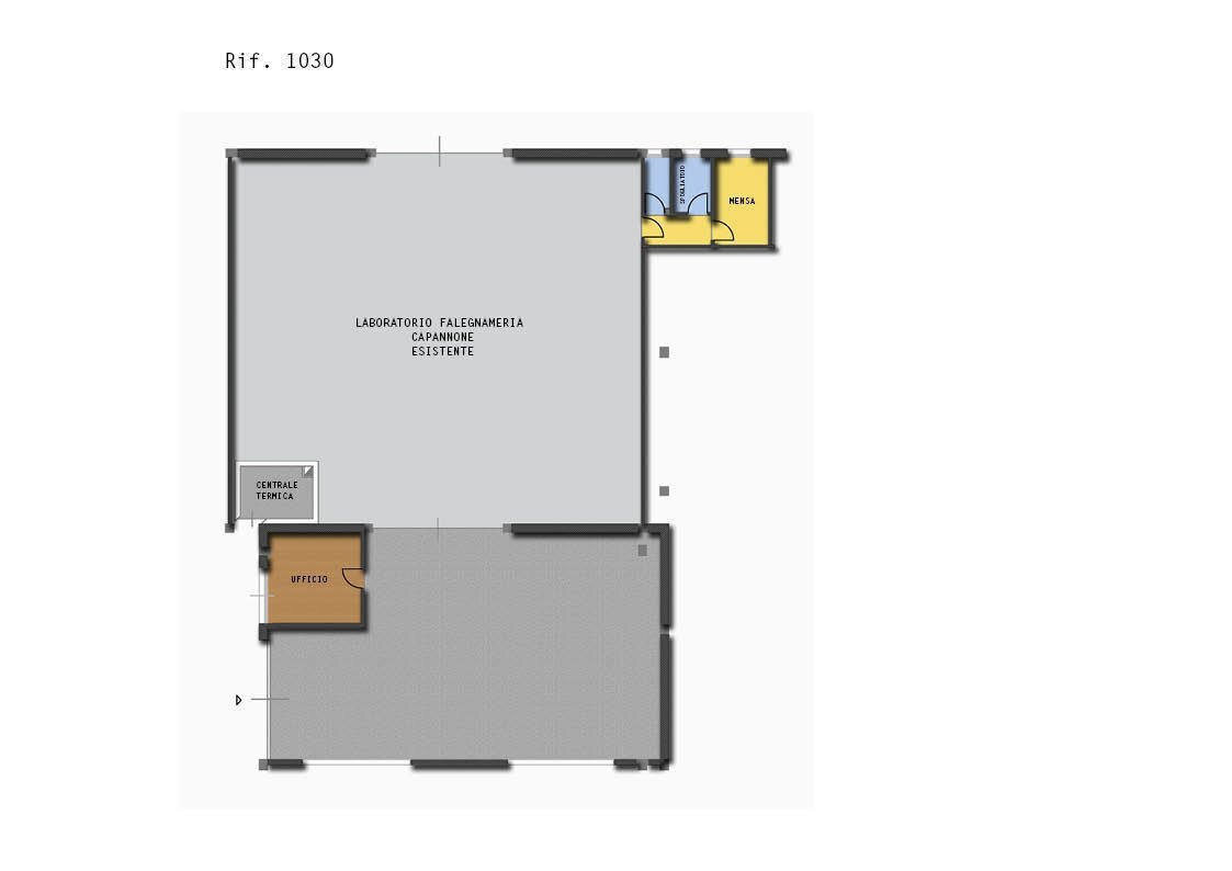 planimetria - Shed Via Galliera Nord 989/2, San Pietro in Casale - photo 2