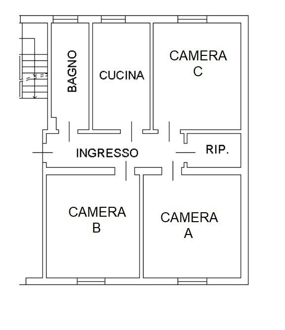 plani.jpg -  via Emilia Est  811, Modena - floor plans 1