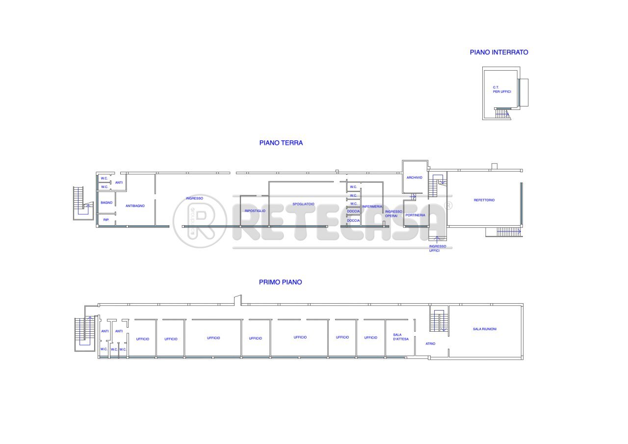 PLANIMETRIA UFFICI - Locale Commerciale Via Venuti Padre e Figlio 8, Gradisca d'Isonzo - planimetria 1