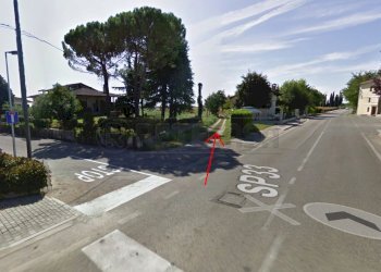 VISTA DALLA STRADA - Terreno edificabile via Vicinale del Mulino snc, Trivignano Udinese - foto 1