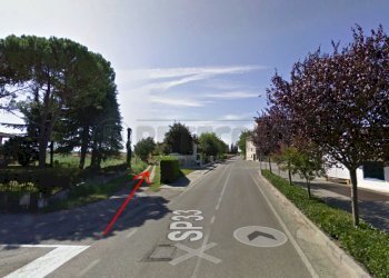 VISTA DALLA STRADA - Terreno edificabile via Vicinale del Mulino snc, Trivignano Udinese - foto 2