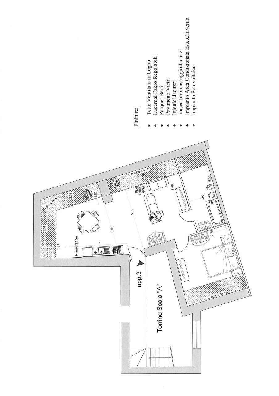 planimetria - Attic Corso Giuseppe Garibaldi, Napoli - floor plans 1
