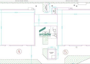 Planimetria capannone e tunnel - Locale Commerciale SP231 KM 0, 800, Modugno - foto 21