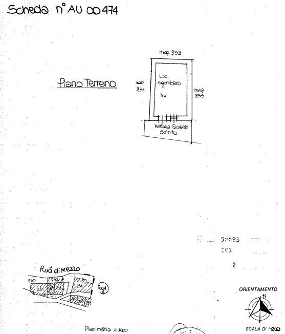 Baita Borgata Ruà, Celle di Macra - floor plans 1