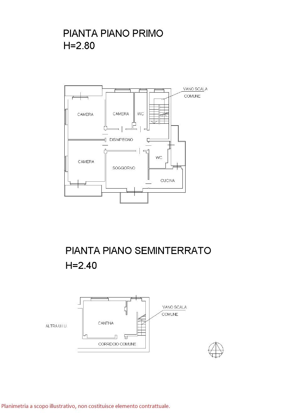 Casa indipendente via Vittorio Combe, 5, Pomaretto - planimetria 1