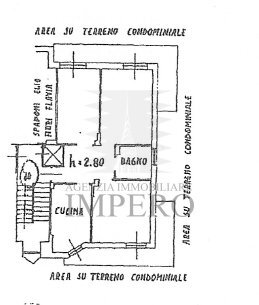 Four-room apartment Via Sottoconvento 68, Ventimiglia - floor plans 1