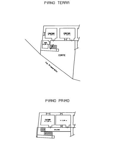 Rustico Via Pramorello, 2, Martiniana Po - planimetria 1