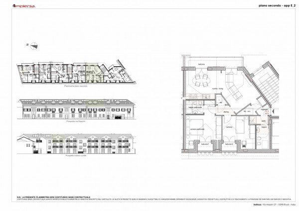 Two-room apartment via Giuseppe Mazzini, Rivoli - floor plans 1