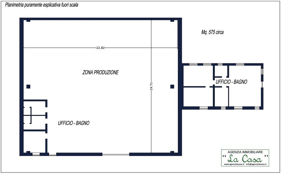 Plan - Capannone Strada per Isolabella, 34, Villanova d'Asti - planimetria 1