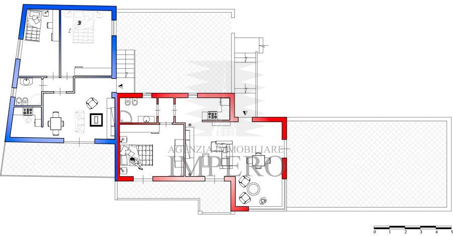 planimetria del 3Â° livello - Three-room apartment Latte ventimiglia, Ventimiglia - photo 2
