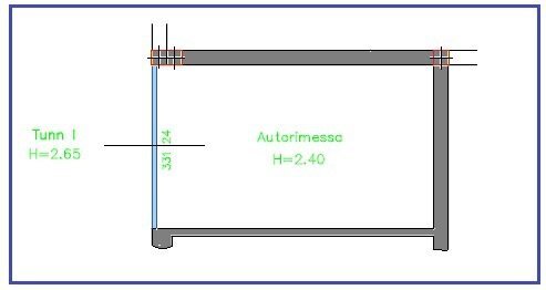 DISEGNO GARAGE 15.jpg - Magazzino Via Fortunato Canevali, Brescia - planimetria 1